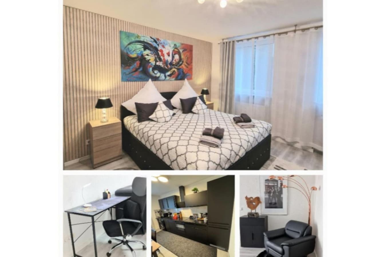 Familienfreundliche Design-Wohnung mit Balkon