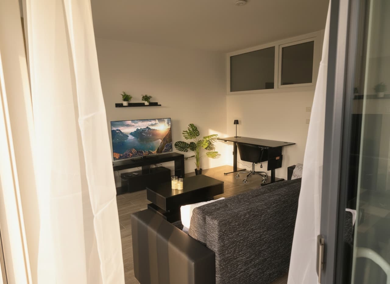 Helles Apartment in den oberen Etagen