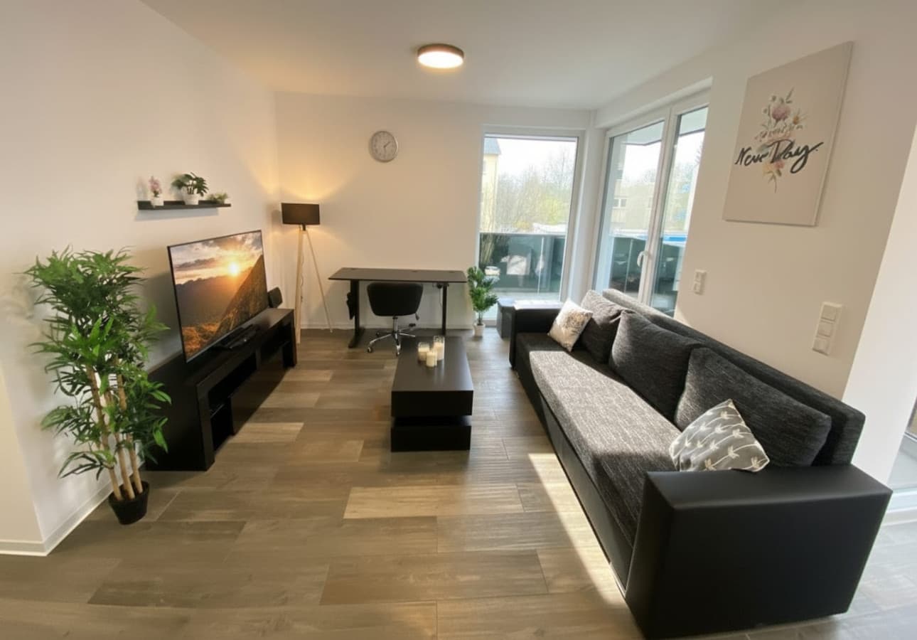Wohnung im zweiten Stock am Rheinhafen